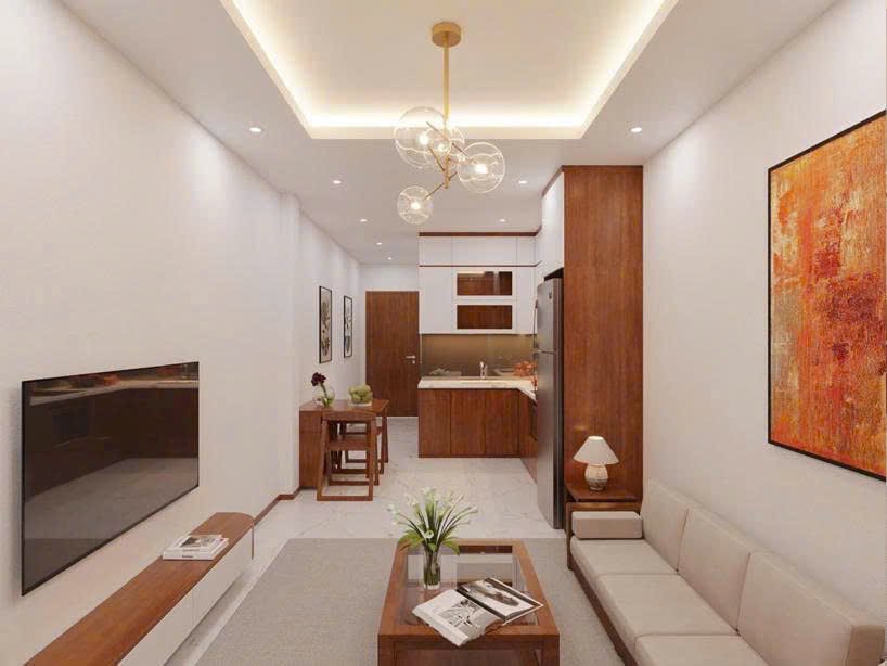 CHO THUÊ CĂN HỘ 1 NGỦ 1 KHÁCH Ở TRUNG KÍNH - CẦU GIẤY, MỚI TINH FULL NỘI THẤT