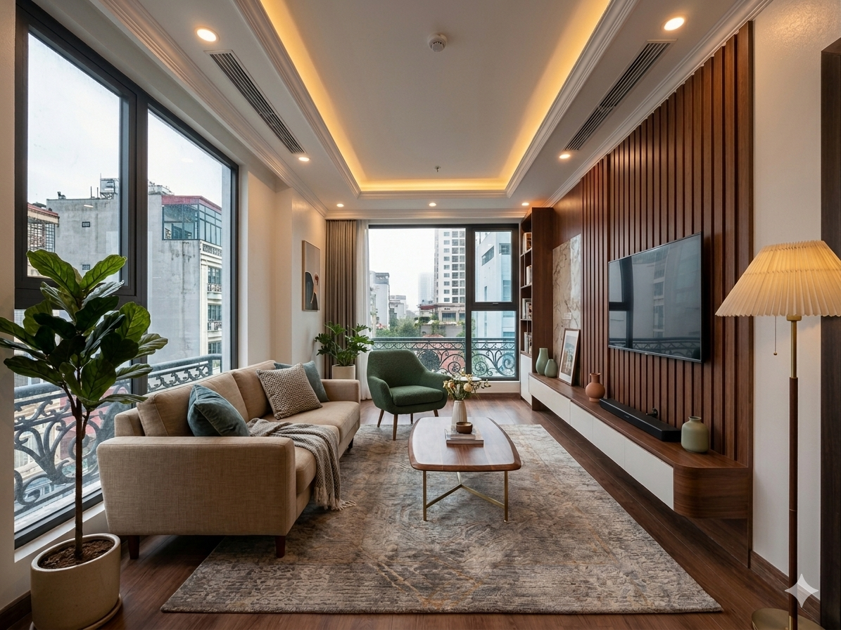 CĂN HỘ 2N1K TRẦN BÌNH, MỸ ĐÌNH, NGUYỄN HOÀNG , HỒ TÙNG MẬU FULL NÔI THẤT
