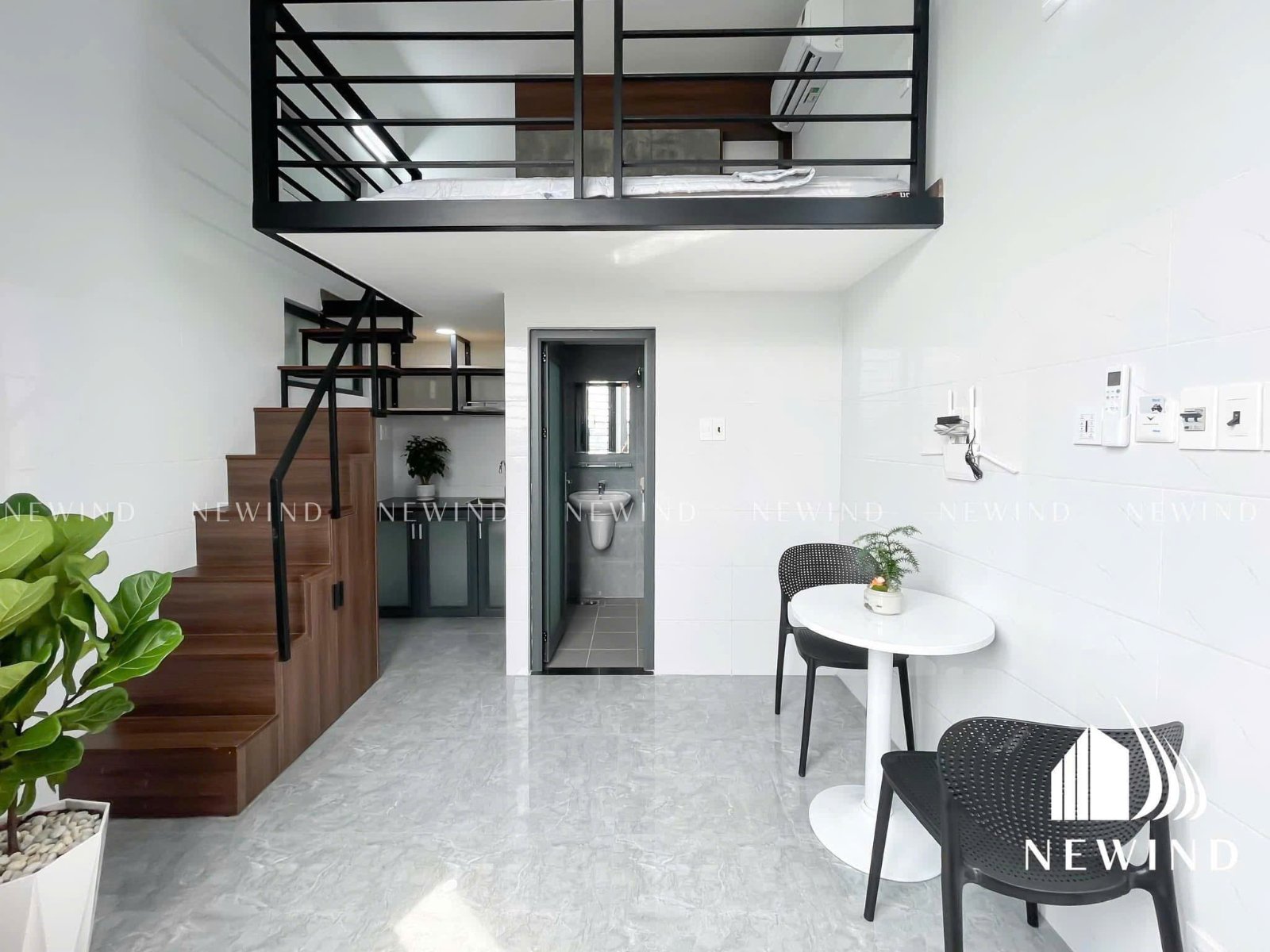 Ảnh 3 — Phòng cho thuê xây 100% - View kính, cửa sổ lớn - Ngay Dương Thị Mười - CVPM Quang Trung