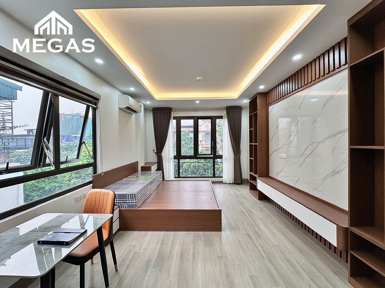 Ảnh 8 — CHO THUÊ CĂN HỘ STUDIO Ở HỒ TÙNG MẬU, MAI DỊCH - PHÒNG MỚI TINH, FULL NỘI THẤT