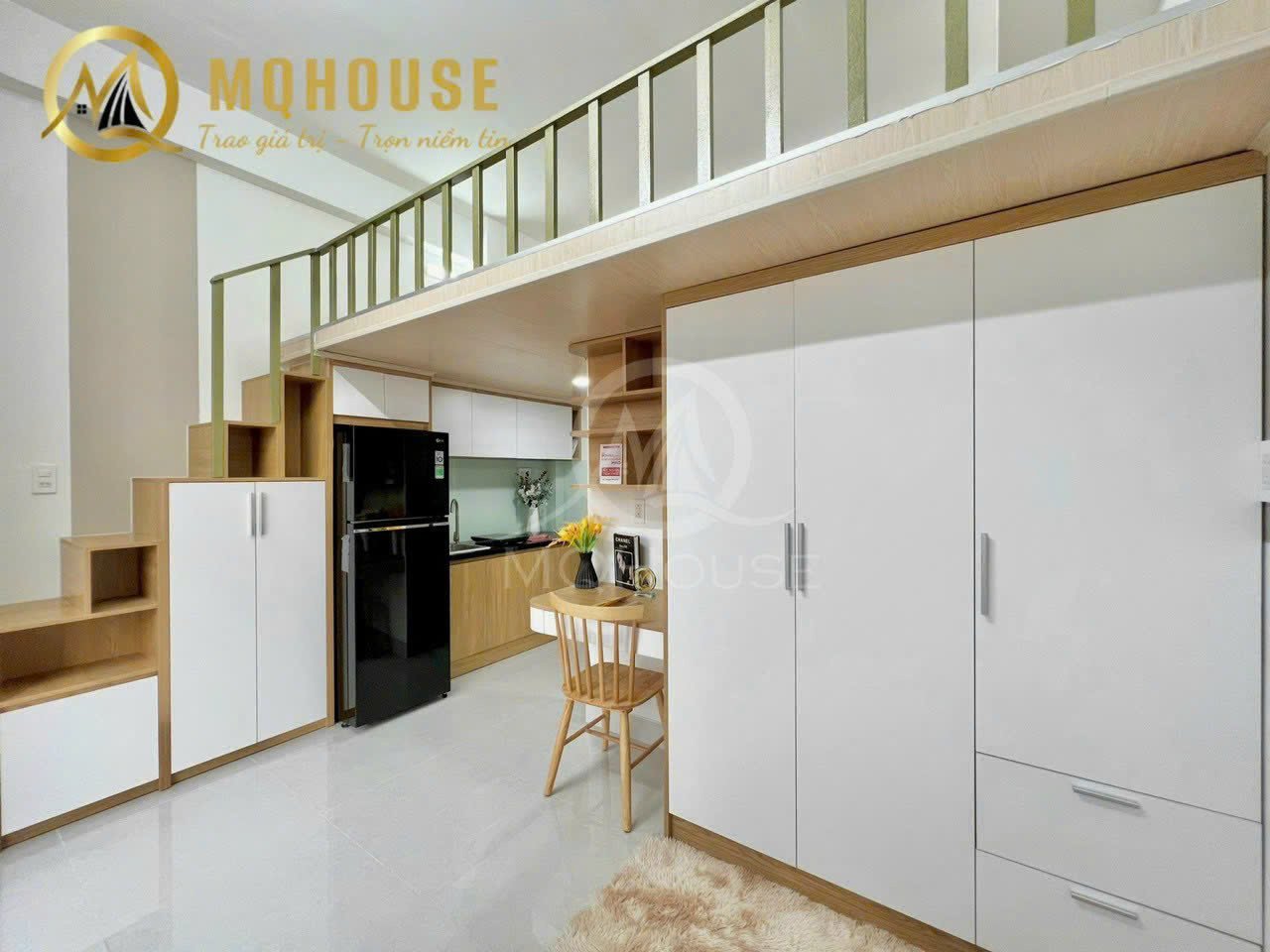 Ảnh 3 — Căn hộ có gác xây mới tinh 100% - View kính _ cửa sổ lớn - Ngay Nguyễn Văn Quá - Cầu Tham Lương